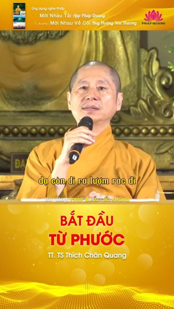 BẮT ĐẦU TỪ PHƯỚC