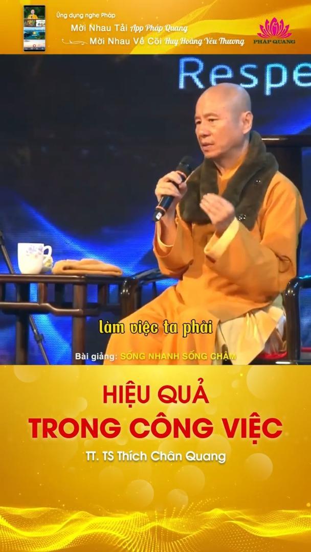 HIỆU QUẢ TRONG CÔNG VIỆC