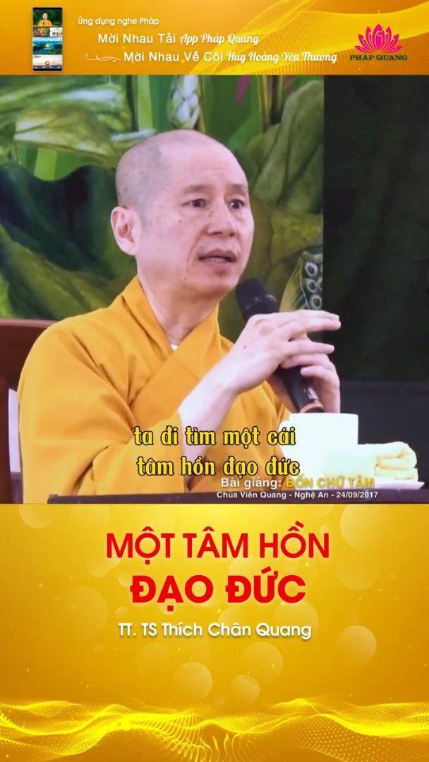 MỘT TÂM HỒN ĐẠO ĐỨC