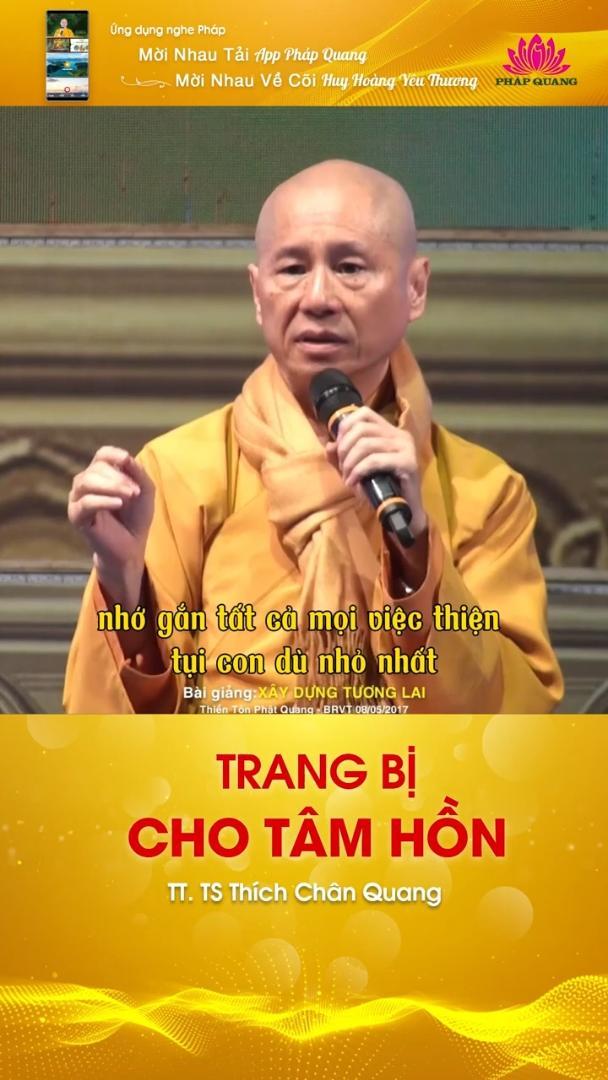 TRANG BỊ CHO TÂM HỒN