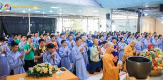 P1 – Thiêng liêng lễ quy y Tam Bảo Đại Lễ Phật Thành Đạo 2024