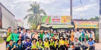 Bình Dương: CTN tổ chức vá đường kính mừng Đại lễ Phật Thành Đạo