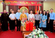 Thiền Tôn Phật Quang thăm và chúc Tết Tỉnh ủy, UBND tỉnh BRVT