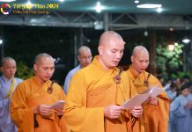 Thời khóa tụng kinh hàng ngày trong dịp Tết Giáp Thìn tại Thiền Tôn Phật Quang