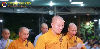 Thời khóa tụng kinh hàng ngày trong dịp Tết Giáp Thìn tại Thiền Tôn Phật Quang