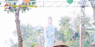 Rộn ràng công tác chuẩn bị Đại lễ Cầu Quốc Thái Dân An 2024 tại chùa Viên Quang