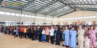 Bắc Giang: Thiêng liêng buổi lễ Quy y Tam Bảo đầu năm mới tại chùa Linh Quang