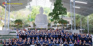 Hơn 100 cán bộ, nhân viên khách sạn Malibu tham dự khóa tu một ngày bổ ích tại Thiền Tôn Phật Quang