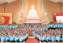 Bắc Giang: Hân hoan Khóa tu thanh niên lần đầu tiên tại chùa Linh Quang