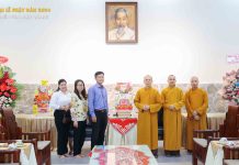 Ban Tôn giáo tỉnh thăm hỏi và chúc mừng Thiền Tôn Phật Quang nhân Đại lễ Phật Đản năm 2024